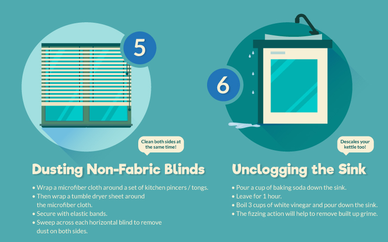 5 and 6 cleaning tips