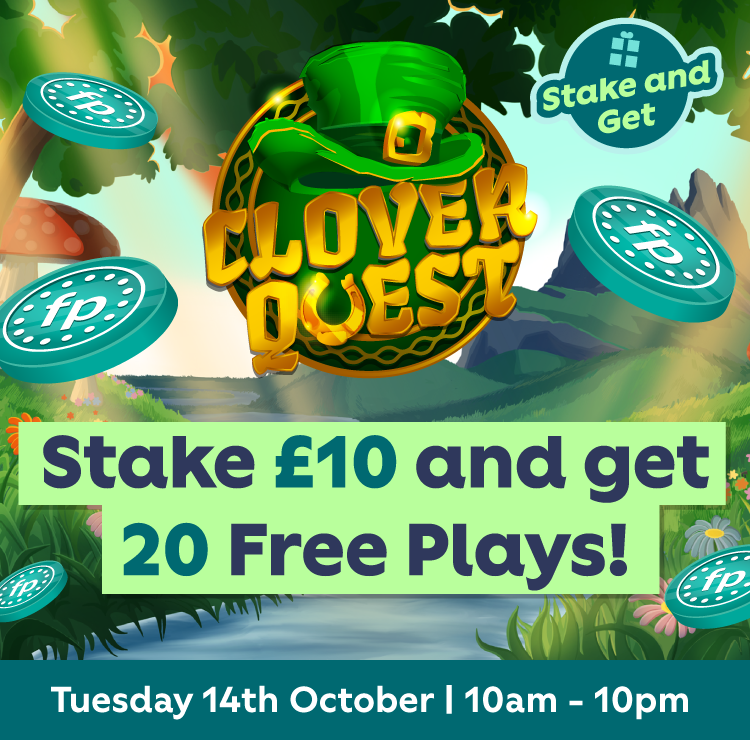 Clover Quest: Get 20 Free Plays | tombola arcade