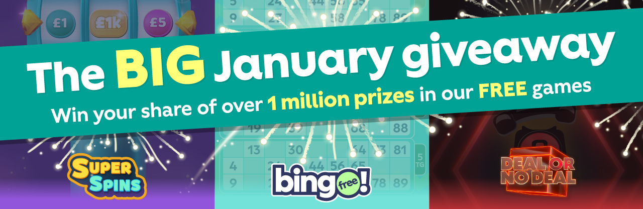 BIG January Giveaway | tombola arcade