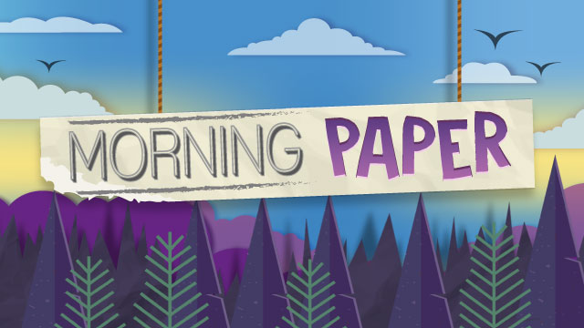 Morning Paper Morning Paper